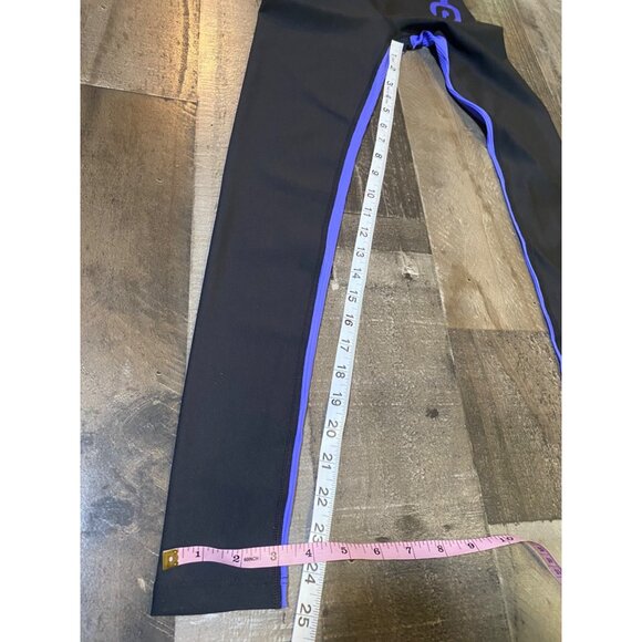 NWT PELOTON SPORT LEGGINGS WOMENS SIZE XS RIB COLORBLOCK BLACK AND BLUE - Picture 11 of 11